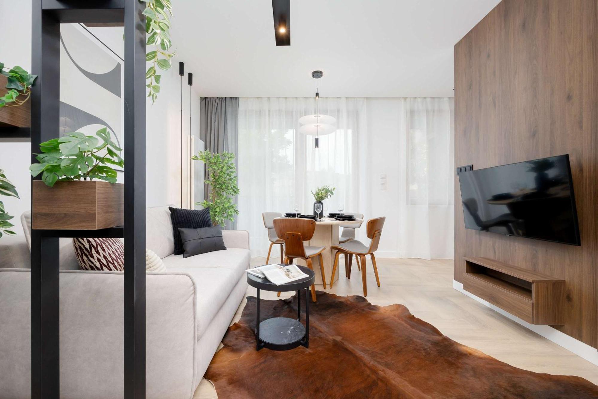 Apartment Sarmacka Wilanow With Parking, Sauna & Gym By Noclegi Renters Warsawa Bagian luar foto